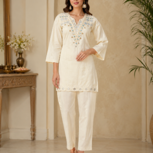 Ivory Tara Cotton Cord Set
